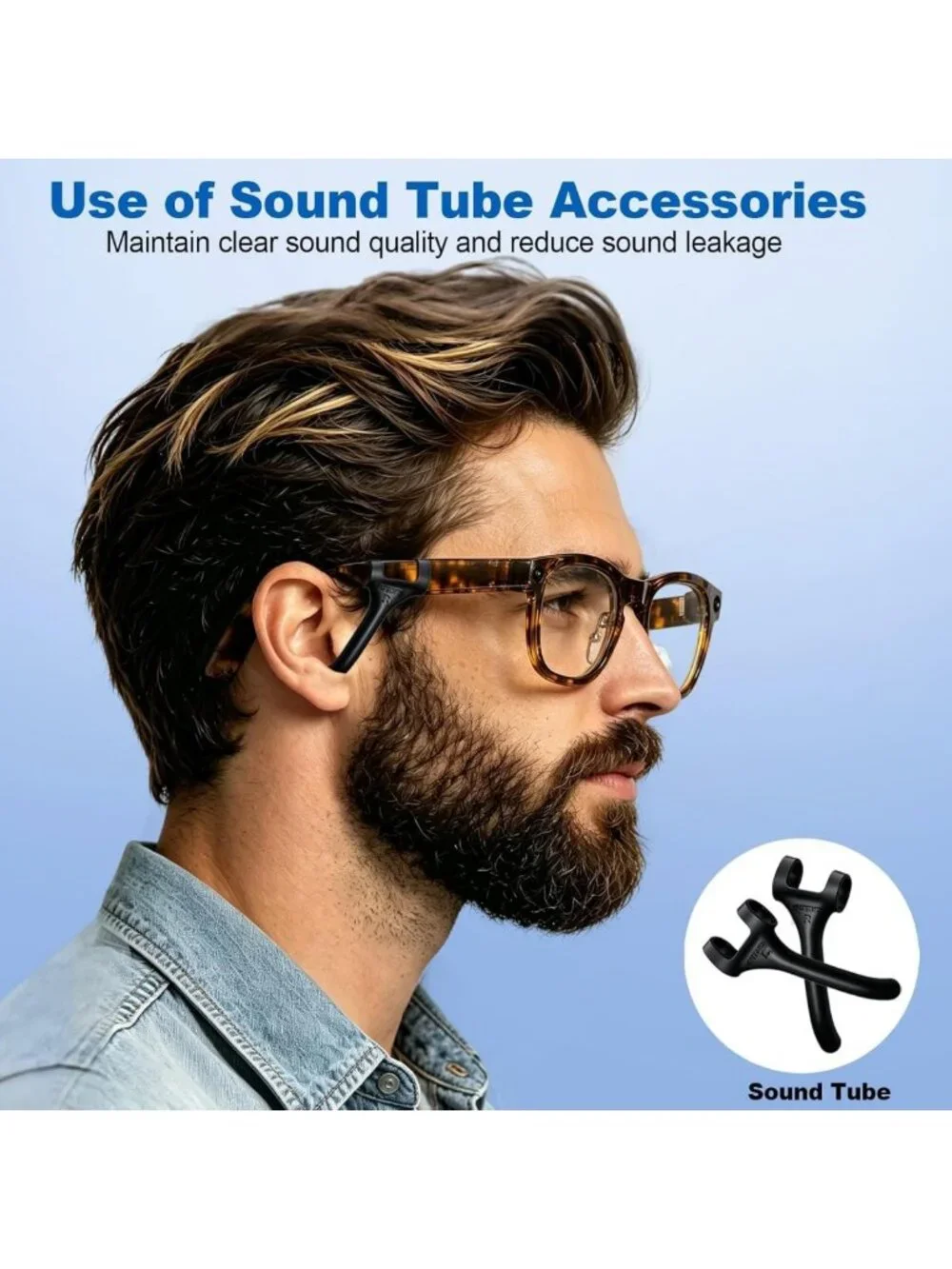 Smart Glasses with 8MP Camera, 1080P Video, Real-Time Translation, Bluetooth